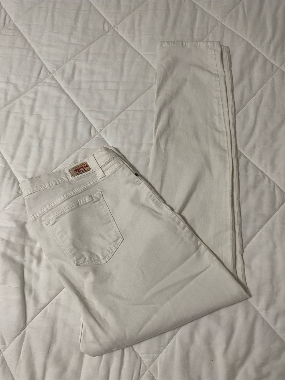 Judy Blue Straight Leg Jeans in White 3X